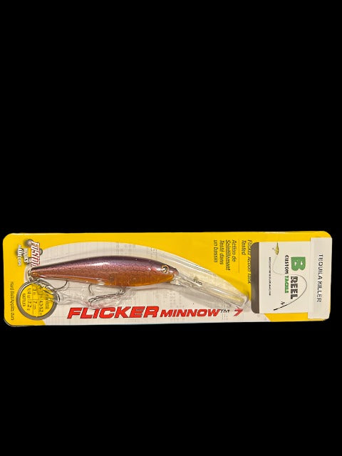 Berkly Flicker Minnow # 7 - Custom color- Tequila Killer (Color Shift)