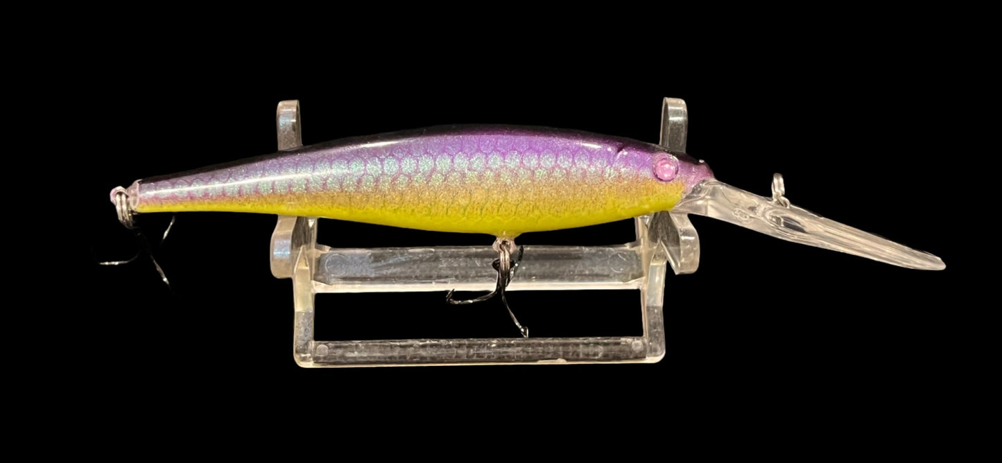 Berkly Flicker Minnow # 9 - Custom Color - Midnight Emerald Shiner (Color Shift)