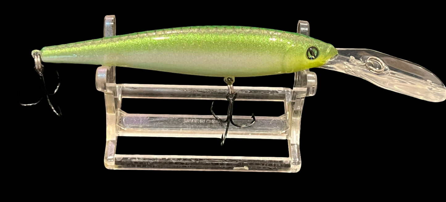 Berkly Flicker Minnow # 9 -Custom Color-  Mr. Green - (Color Shift)